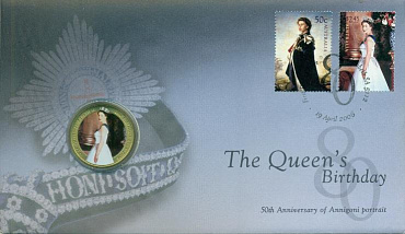 Австралия, 2006,  50 центов. цвет. Елизавета II конверт Австралия